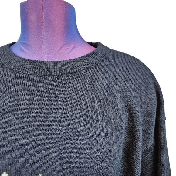 Vintage 90s Xtremegear Stars Stripes American Flag‎ Crew Neck Sweater Siz Medium - Picture 3 of 13